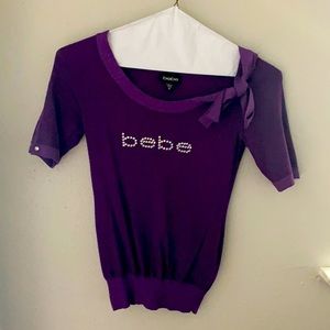 Purple Bebe top